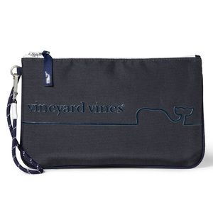 Vineyard Vines Wristlet NWT Whale Line Large Pouch